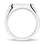 Dartmouth Sterling Silver Oval Signet Ring - shot #12